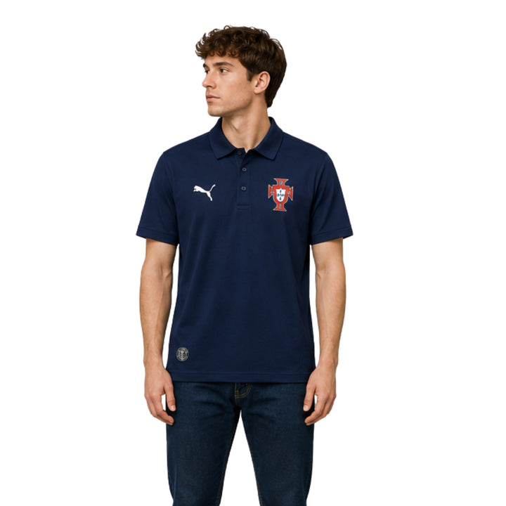 Portugal Polo 26/27 - Coupe du Monde 2026 - Bleu Marine