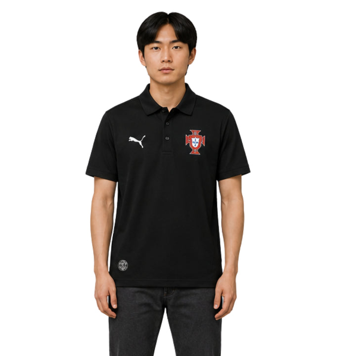 Portugal Polo 26/27 - Coupe du Monde 2026 - Noir