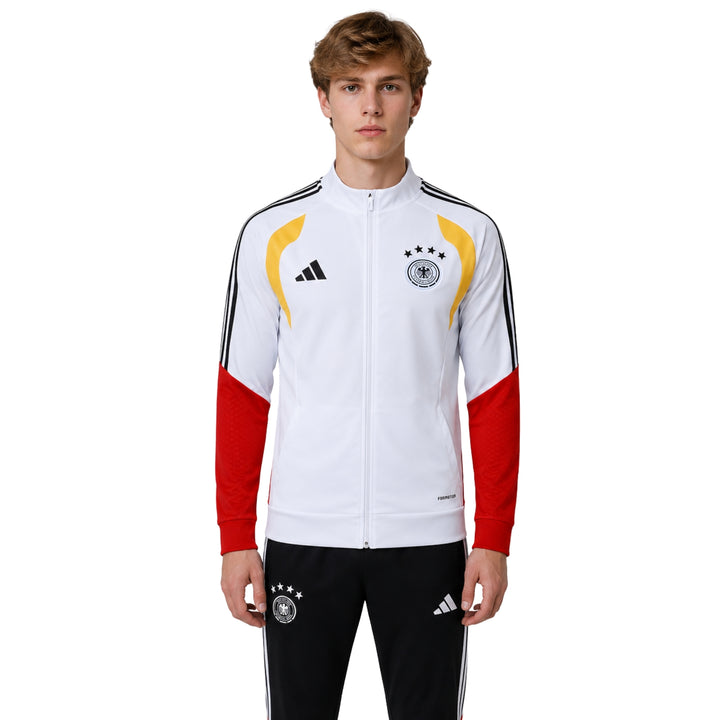 Allemagne 26/27 - Survêtement - Zip Complet - Blanc, Rouge et Jaune