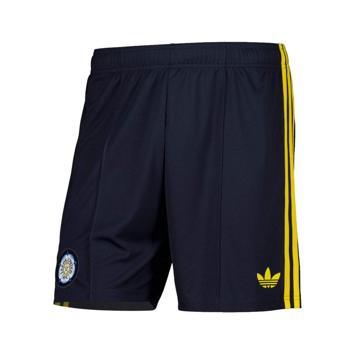 Leeds United Away 26/27 Shorts - Navy Blue and Yellow