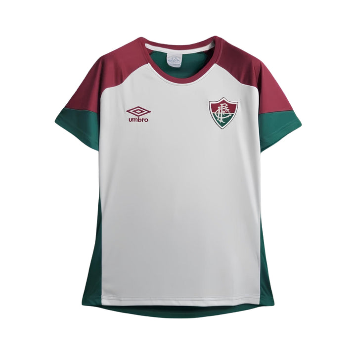 Fluminense Entraînement 23/24 - Col Rond - Blanc, Bordeaux et Vert