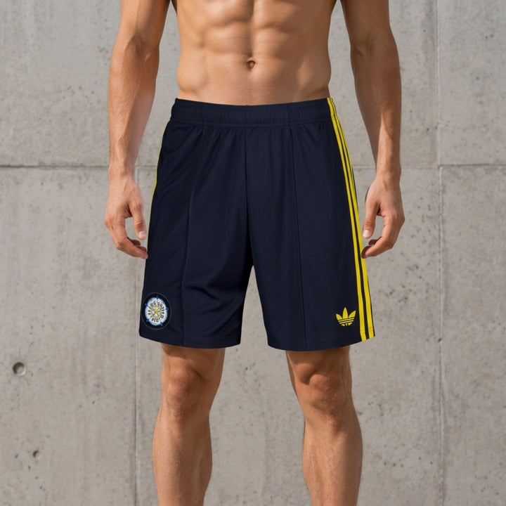 Short Leeds United Extérieur 26/27 - Bleu Marine et Jaune
