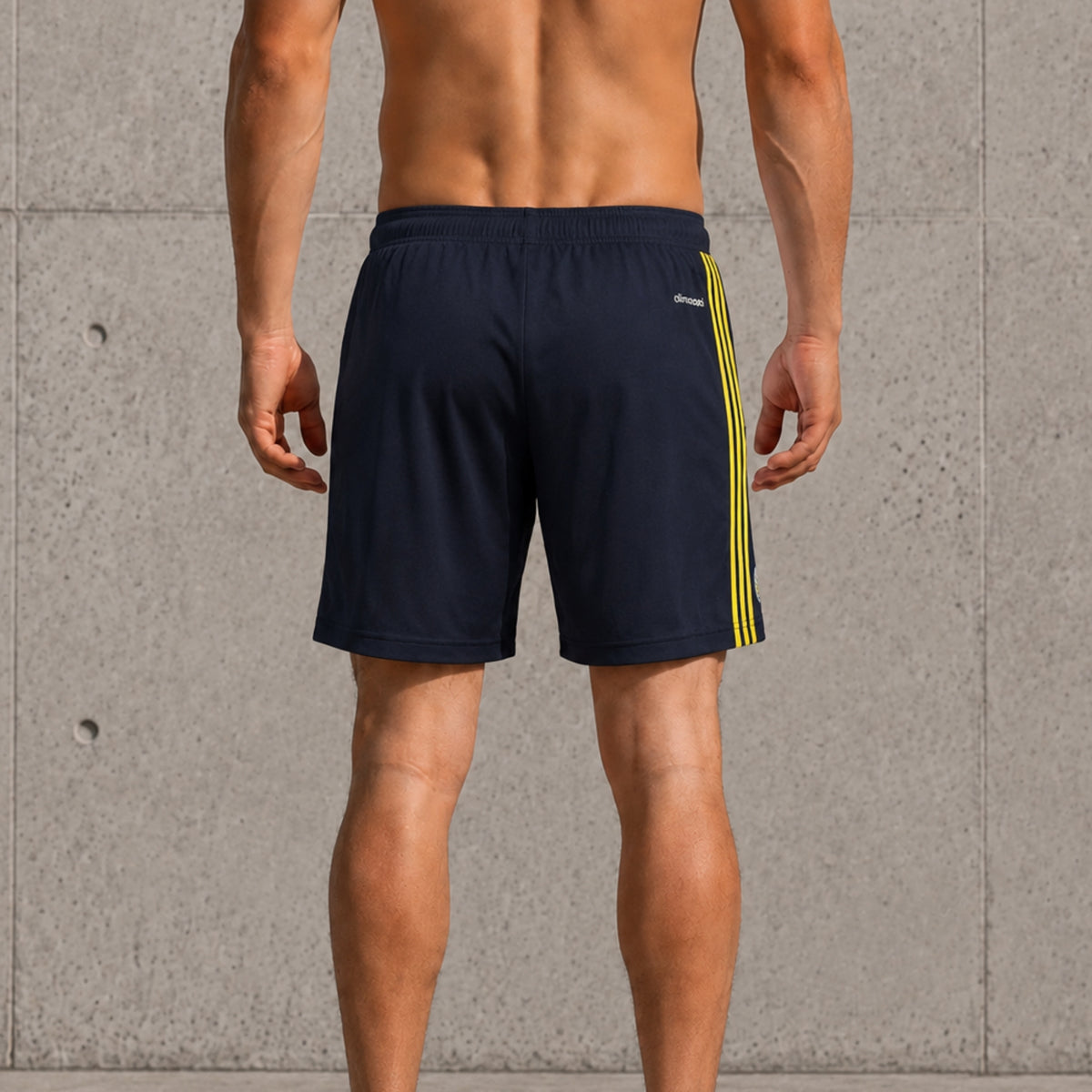 Leeds United Away 26/27 Shorts - Navy Blue and Yellow