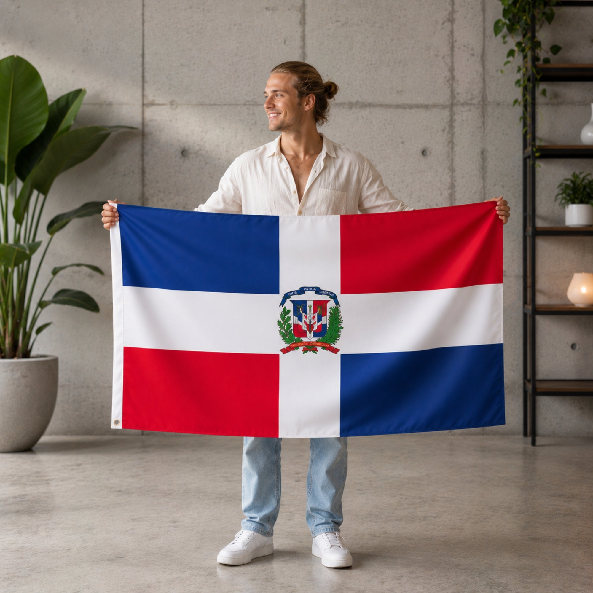 Drapeau - République Dominicaine