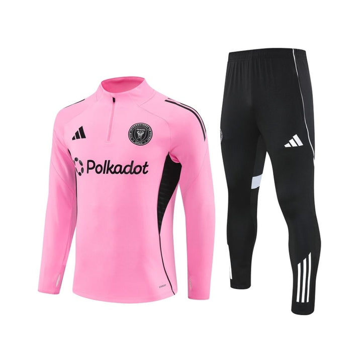 Inter Miami 25/26 - Survêtement - 1/2 Zip - Rose et Noir