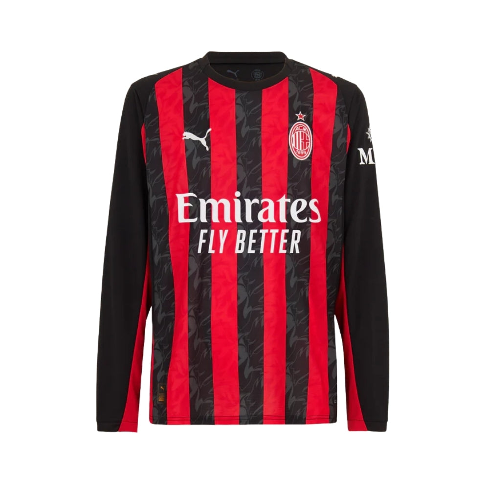 AC Milan Domicile 25/26 - Manches Longues - Vue de face