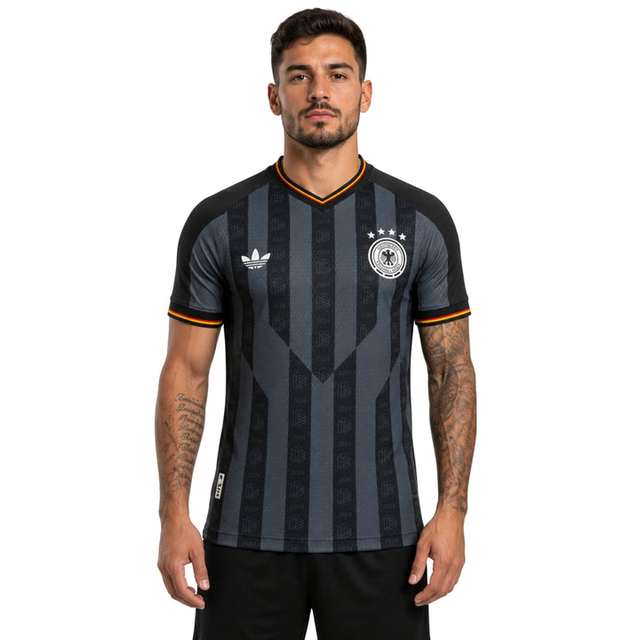 Allemagne Édition Spéciale 26/27 - Coupe du Monde 2026 - Version Joueur - Noir et Gris