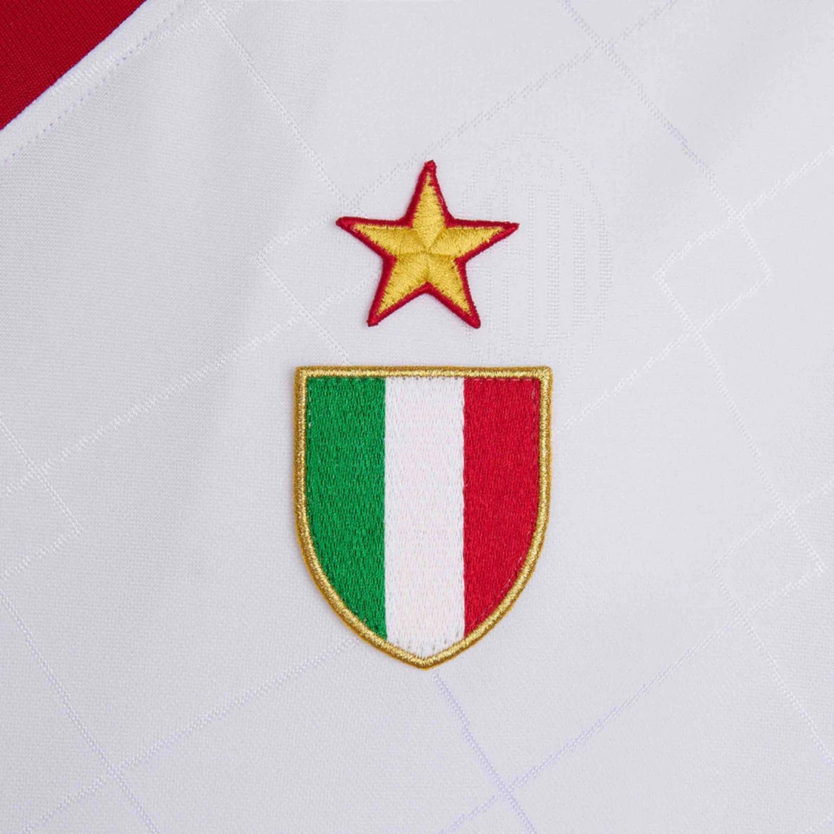 AC Milan Extérieur 94/95 - Vue rapprochée