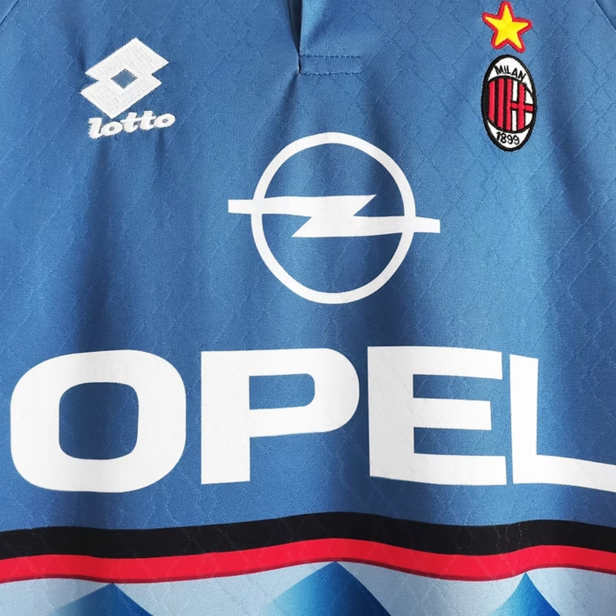 AC Milan Extérieur 95/96 - Détail