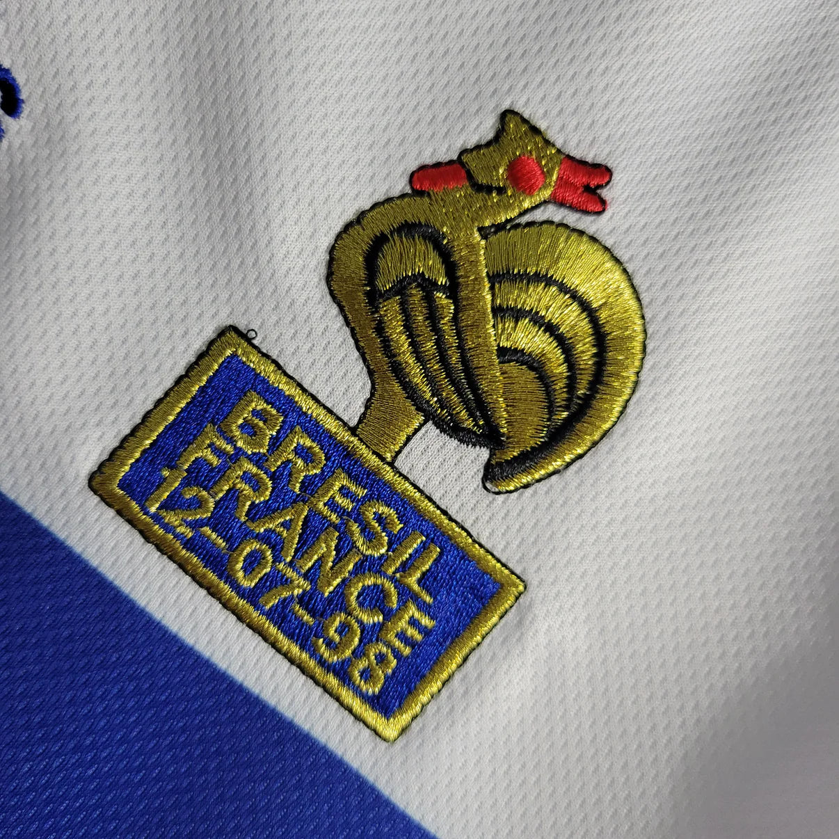 Maillot rétro France Extérieur 97/98 - Final Mundial 1998 — détail 2