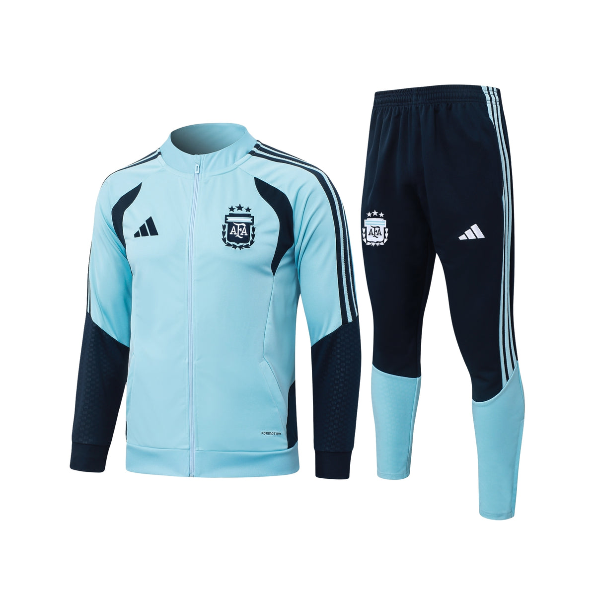 Argentine 26/27 - Survêtement - Zip Complet - Bleu Clair et Bleu Marine