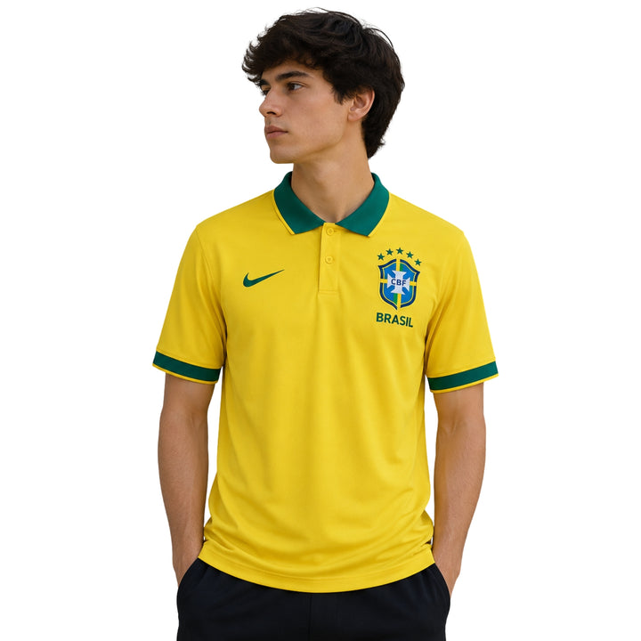 Brésil Polo 26/27 - Coupe du Monde 2026 - Jaune
