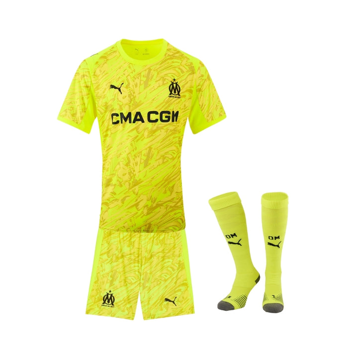 Kit - Olympique Marseille Gardiens de But 25/26 - Jaune Fluo