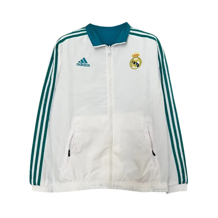 Coupe-Vent Réversible - Real Madrid 24/25 - Blanc et Vert