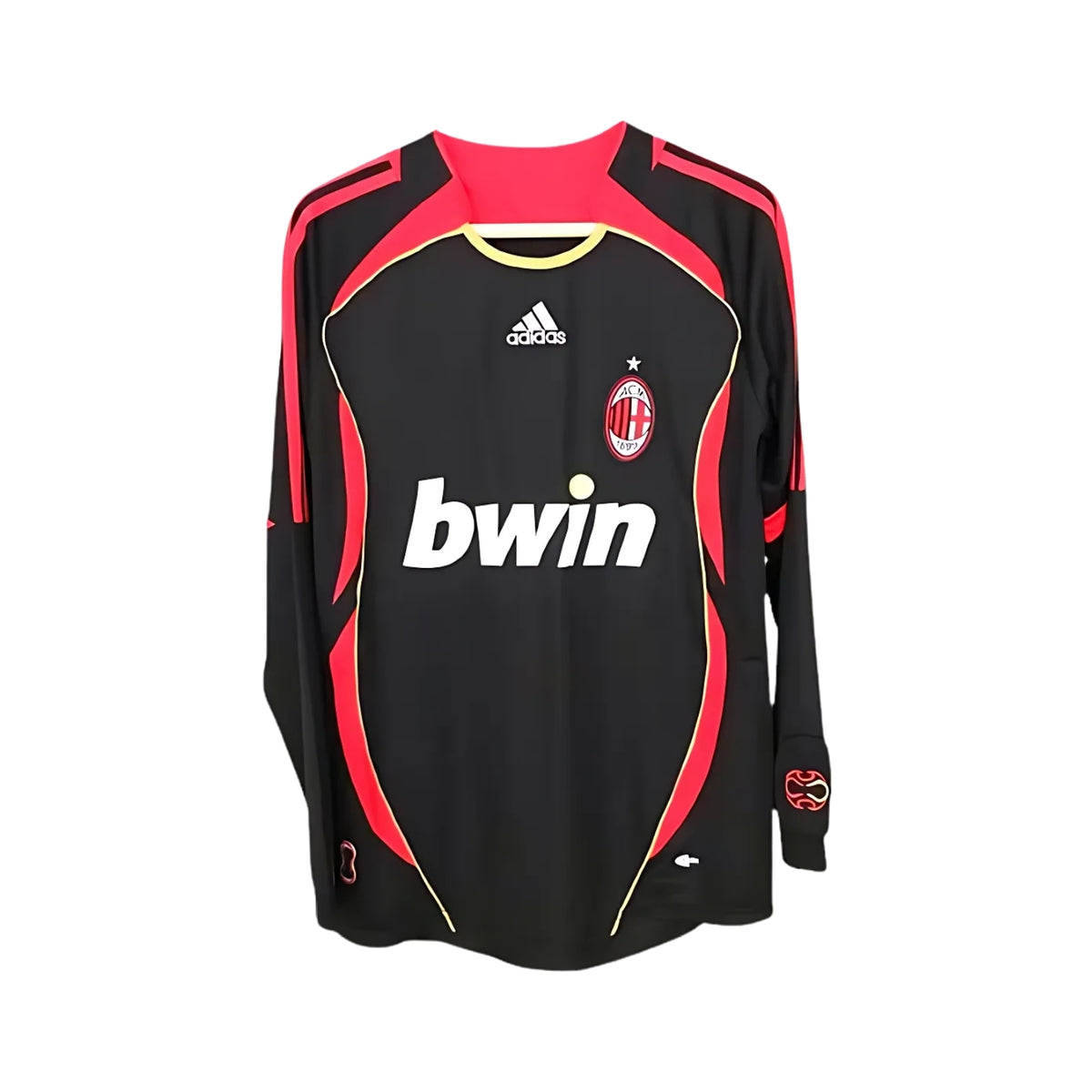 AC Milan Troisième 06/07 - Manches Longues - Vue de face