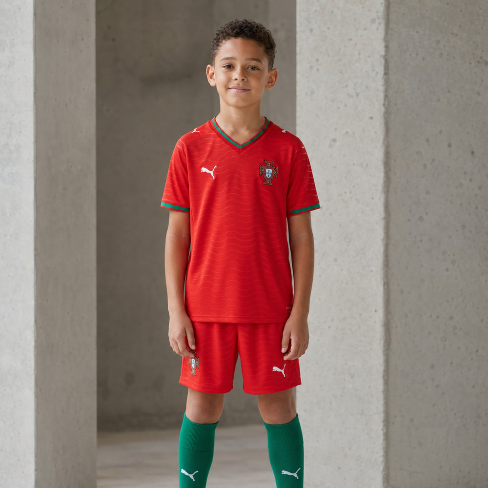 Kit Infantil Portugal Local 26/27 - Mundial 2026