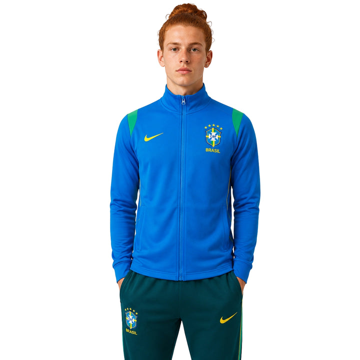 Brésil 26/27 - Survêtement - Zip Complet - Bleu et Vert 2
