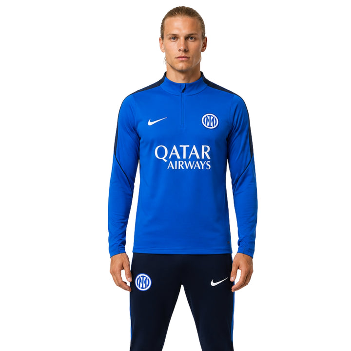 Inter Milan 26/27 - Survêtement - 1/2 Zip - Bleu