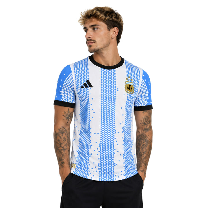 Argentine Édition Spéciale 26/27 - Coupe du Monde 2026 - Version Joueur - Blanc et Bleu Clair 2