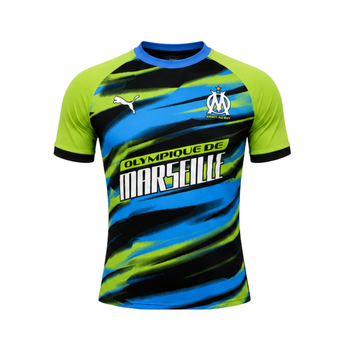 Olympique de Marseille Special Edition 25/26 - Player Version - Blue, Black and Neon Green