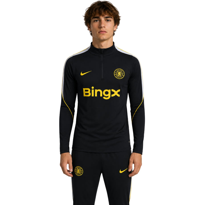 Chelsea 26/27 - Survêtement - 1/2 Zip - Noir