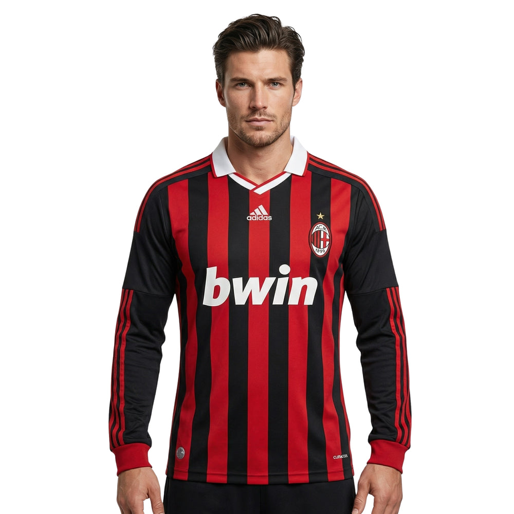 AC Milan Home 09/10 - Long Sleeves