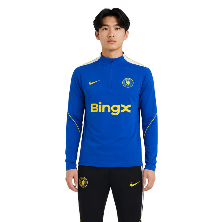 Chelsea 26/27 - Survêtement - 1/2 Zip - Bleu