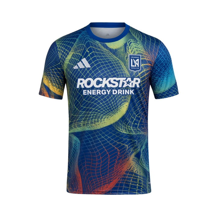Los Angeles FC Avant-Match 25/26 - Bleu Avec Motifs Multicolores