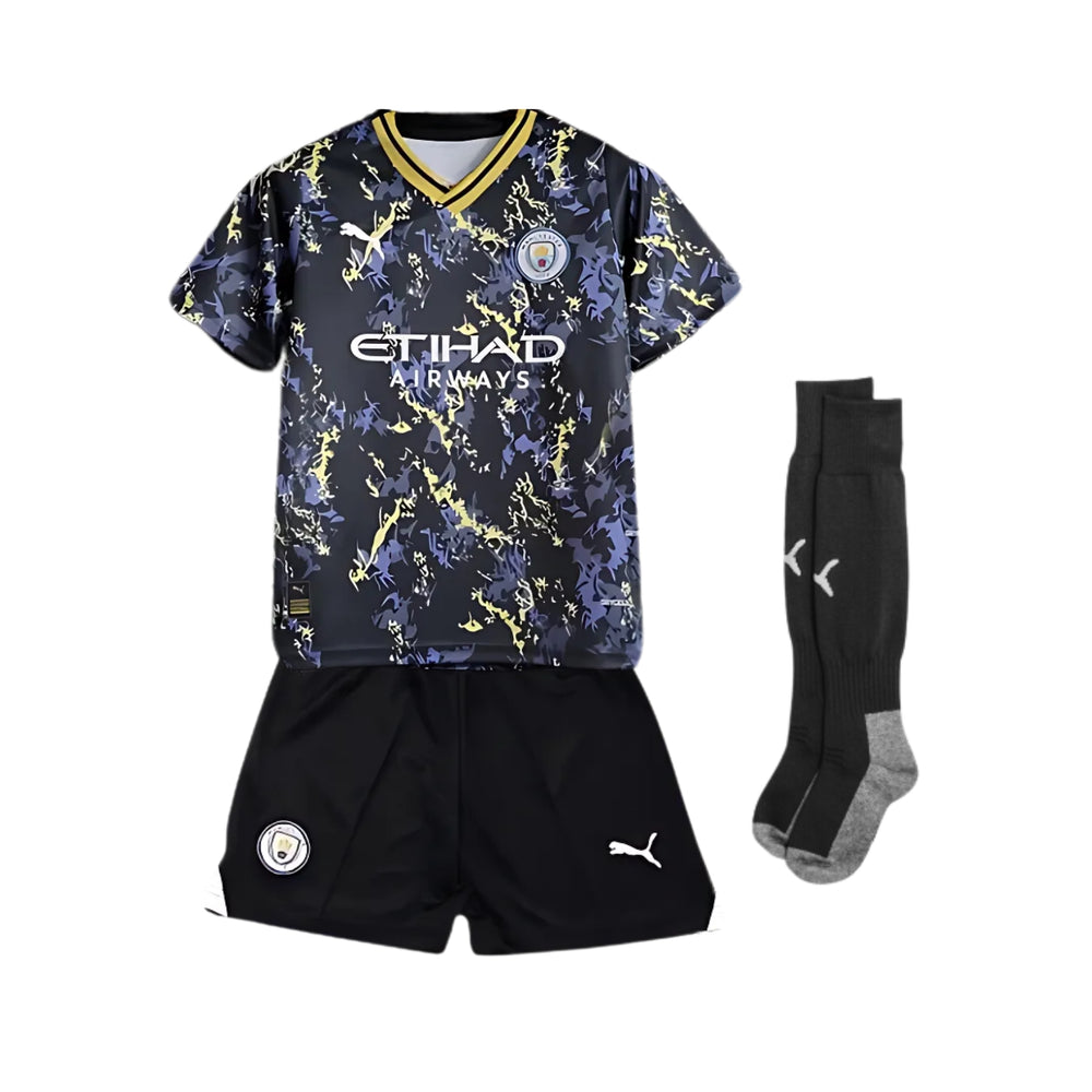 Kit Infantil Manchester City 23/24 - Campeón FA Cup