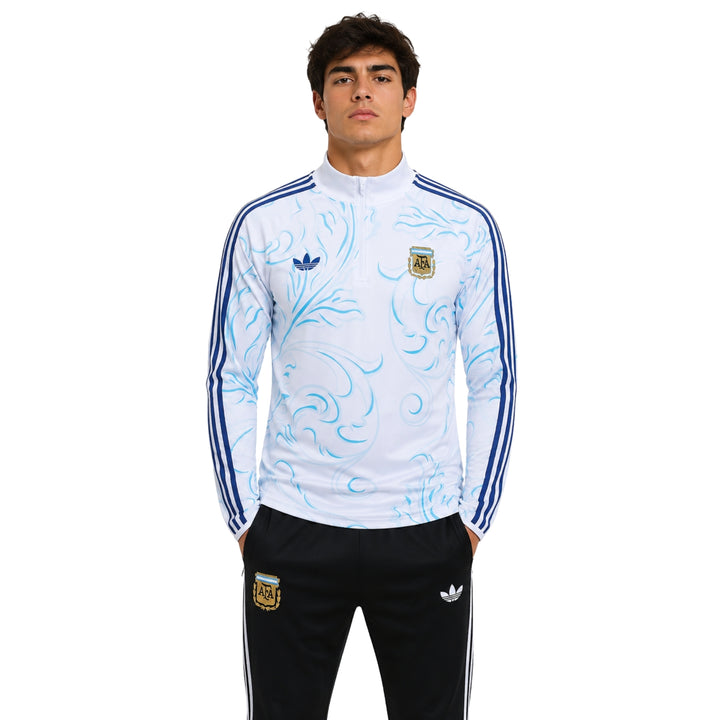 Argentine 26/27 - Survêtement - 1/2 Zip - Blanc et Bleu
