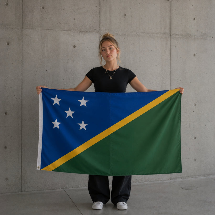 Bandera - Islas Salomón