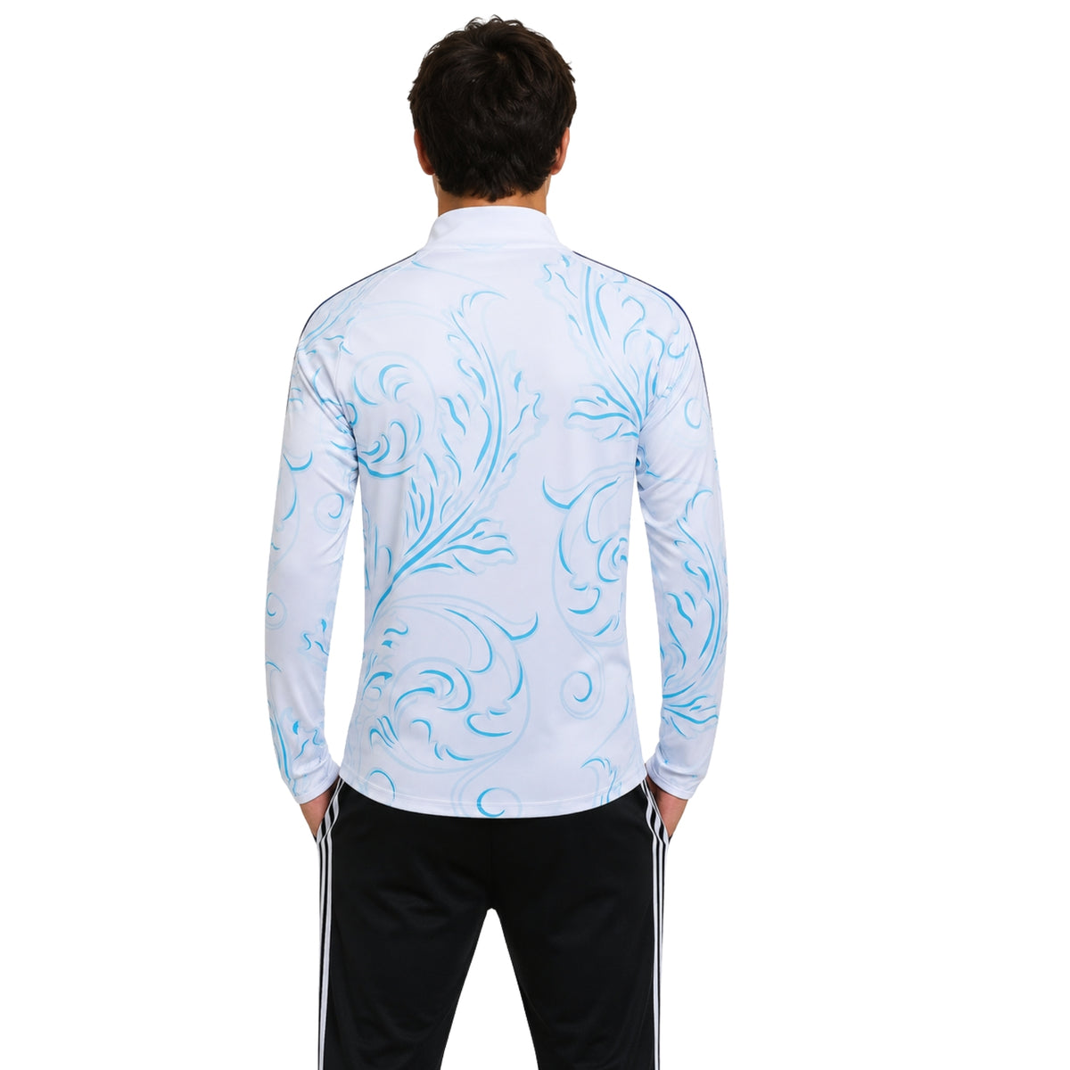 Argentine 26/27 - Survêtement - 1/2 Zip - Blanc et Bleu