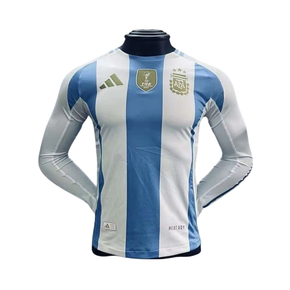 Camiseta Argentina Local 24/25 - Manga Larga - Versión Jugador