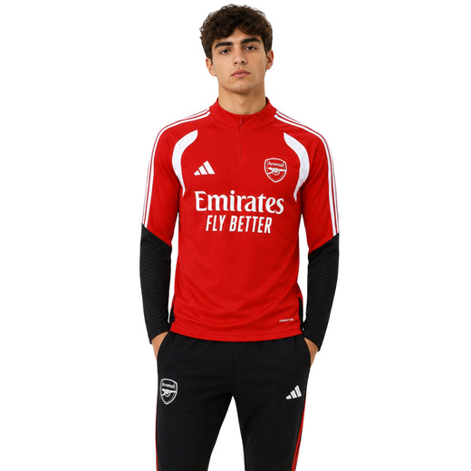 Arsenal 26/27 - Tracksuit - 1/2 Zip - Red and Black