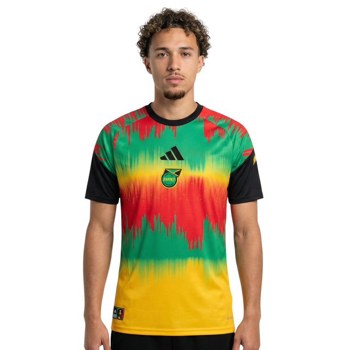 Jamaica Avant-Match 26/27 - Coupe du Monde 2026 - Rouge et Vert