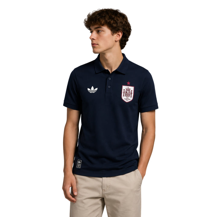 Espagne Polo 26/27 - Coupe du Monde 2026 - Bleu Marine 2