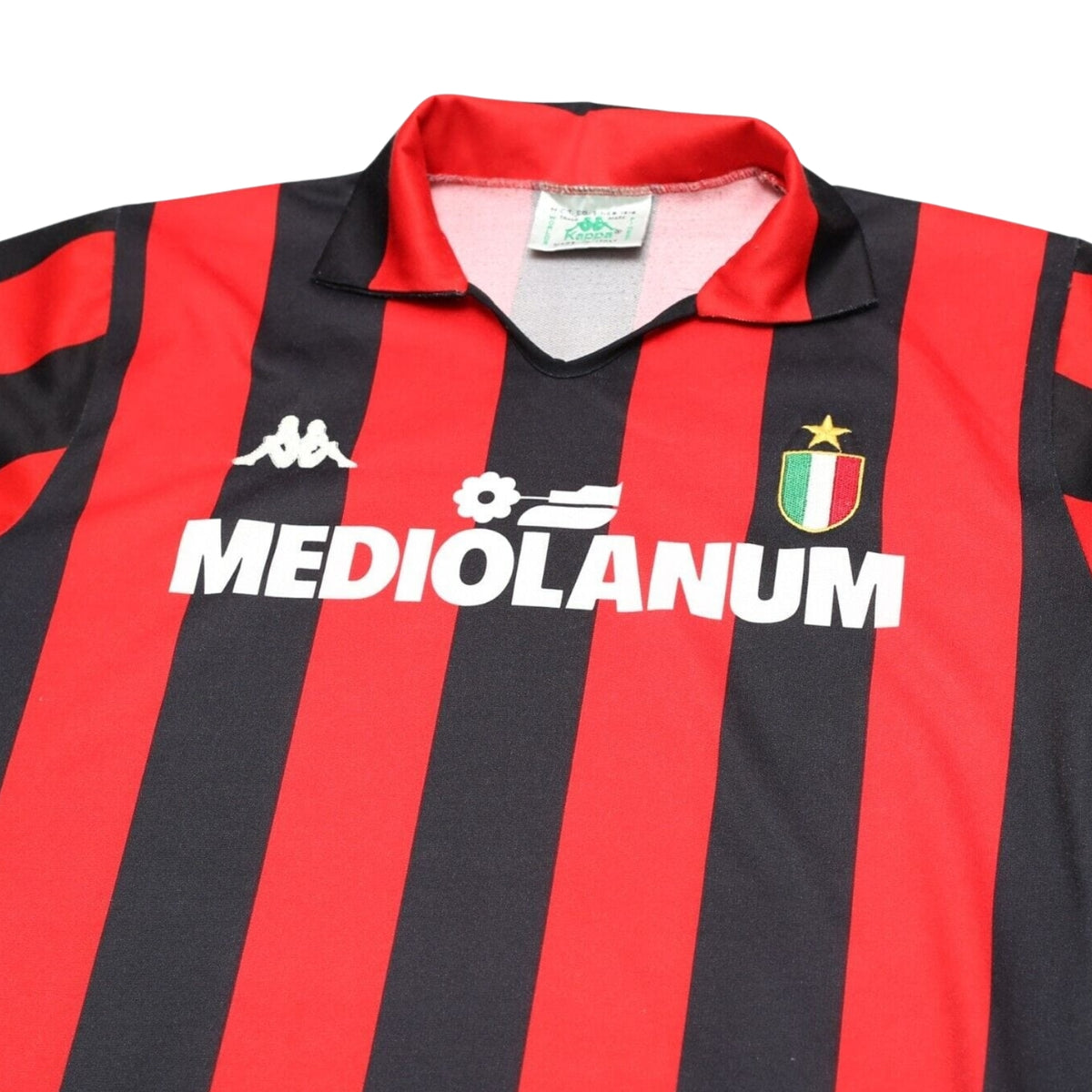 AC Milan Domicile 88/89 - Manches Longues - Détail