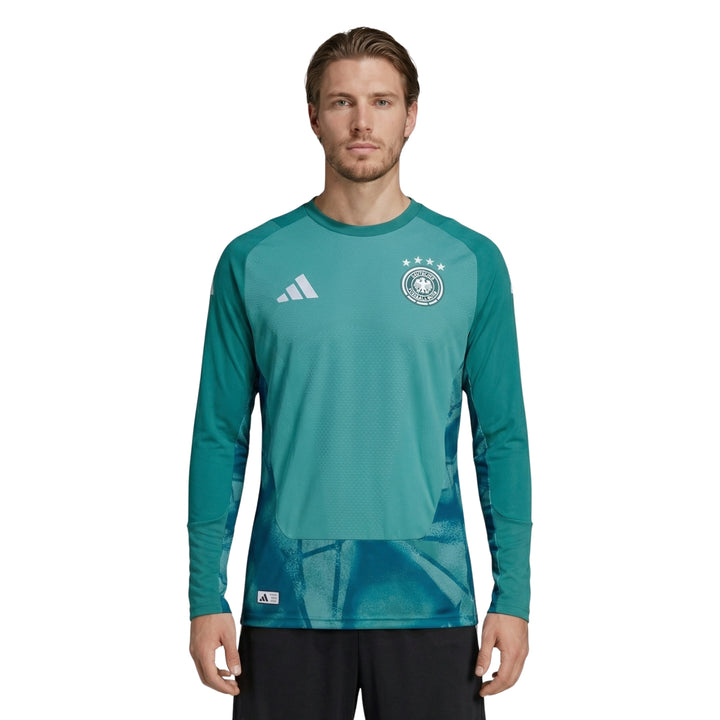 Allemagne Gardiens de But 26/27 - Coupe du Monde 2026 - Manches Longues - Turquoise