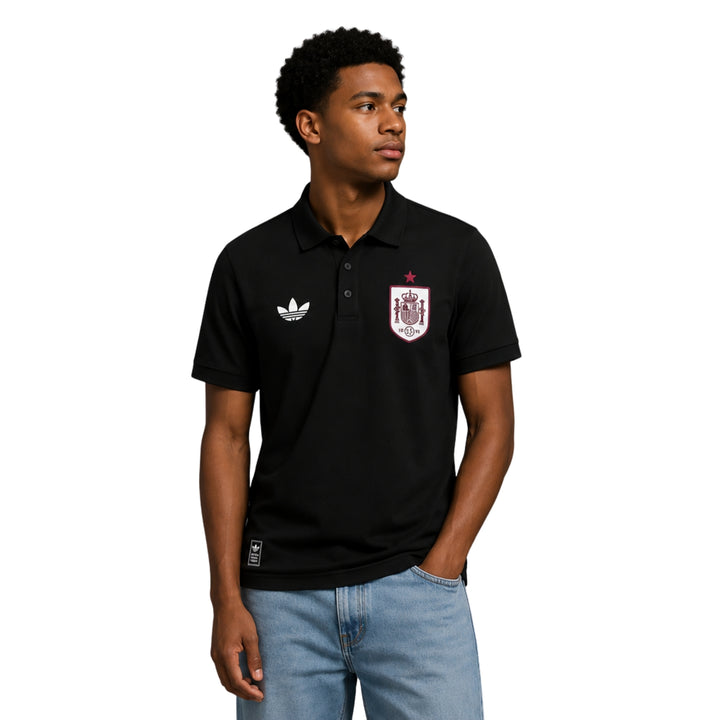 Espagne Polo 26/27 - Coupe du Monde 2026 - Noir