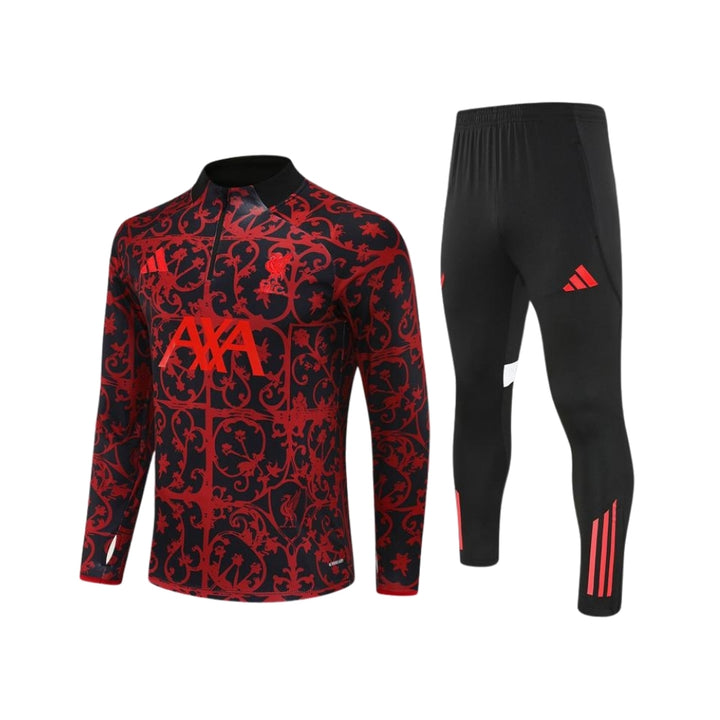 Liverpool 25/26 - Tracksuit - 1/2 Zip - Black and Red