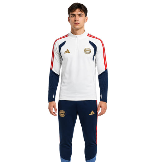 Bayern Munich 26/27 - Tracksuit - 1/2 Zip - White and...