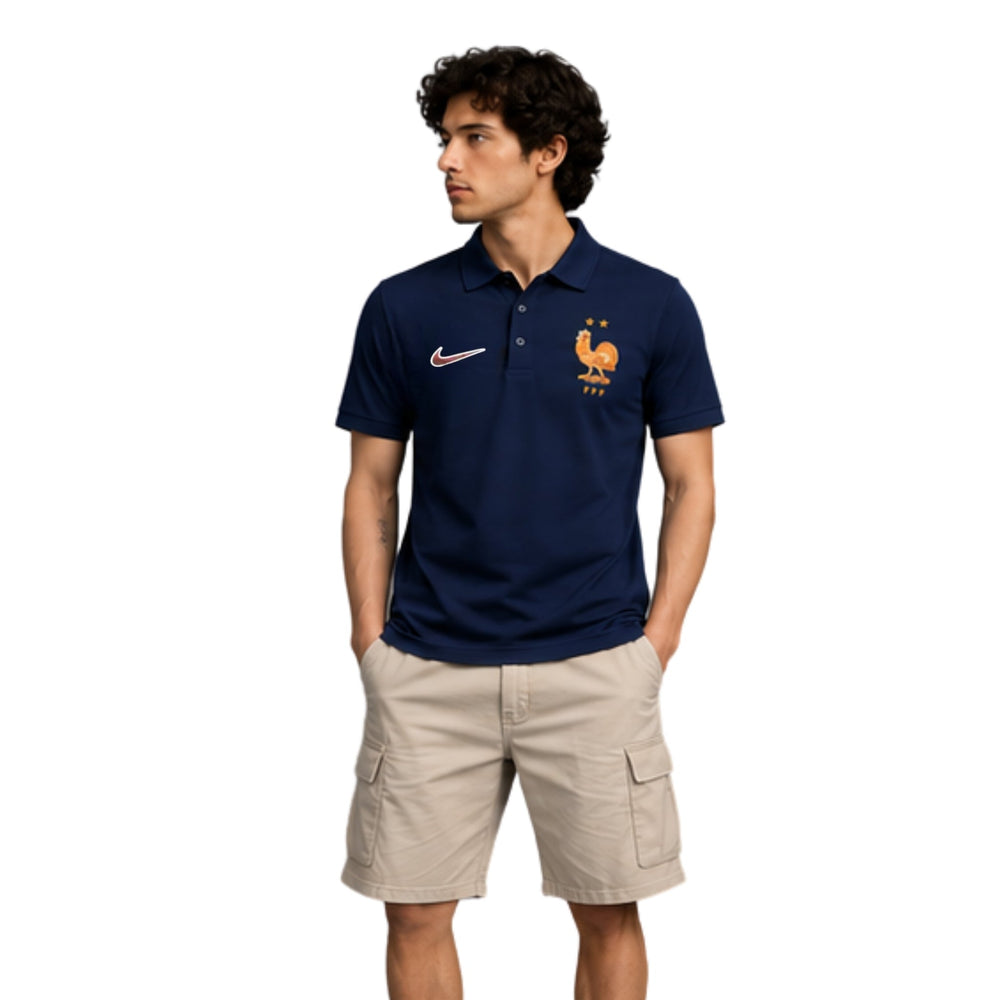 France Polo 26/27 - Coupe du Monde 2026 - Bleu Marine