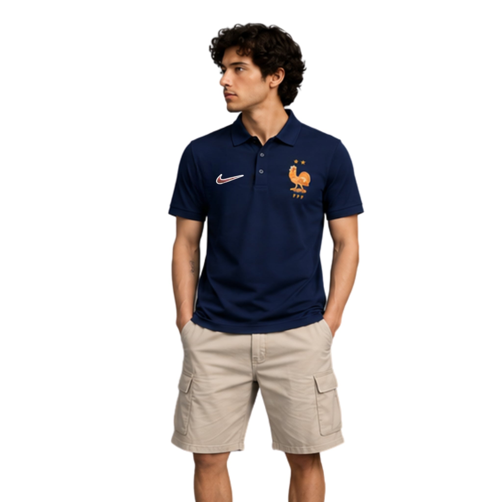 France Polo 26/27 - Coupe du Monde 2026 - Bleu Marine