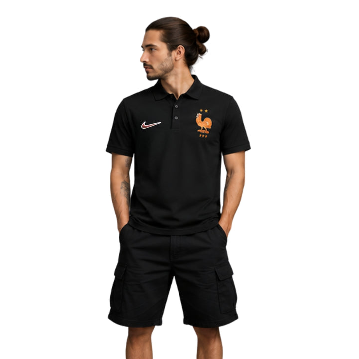 France Polo 26/27 - Coupe du Monde 2026 - Noir
