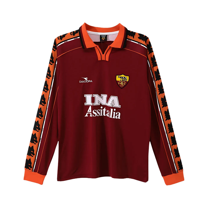 AS Rome Domicile 98/99 - Manches Longues