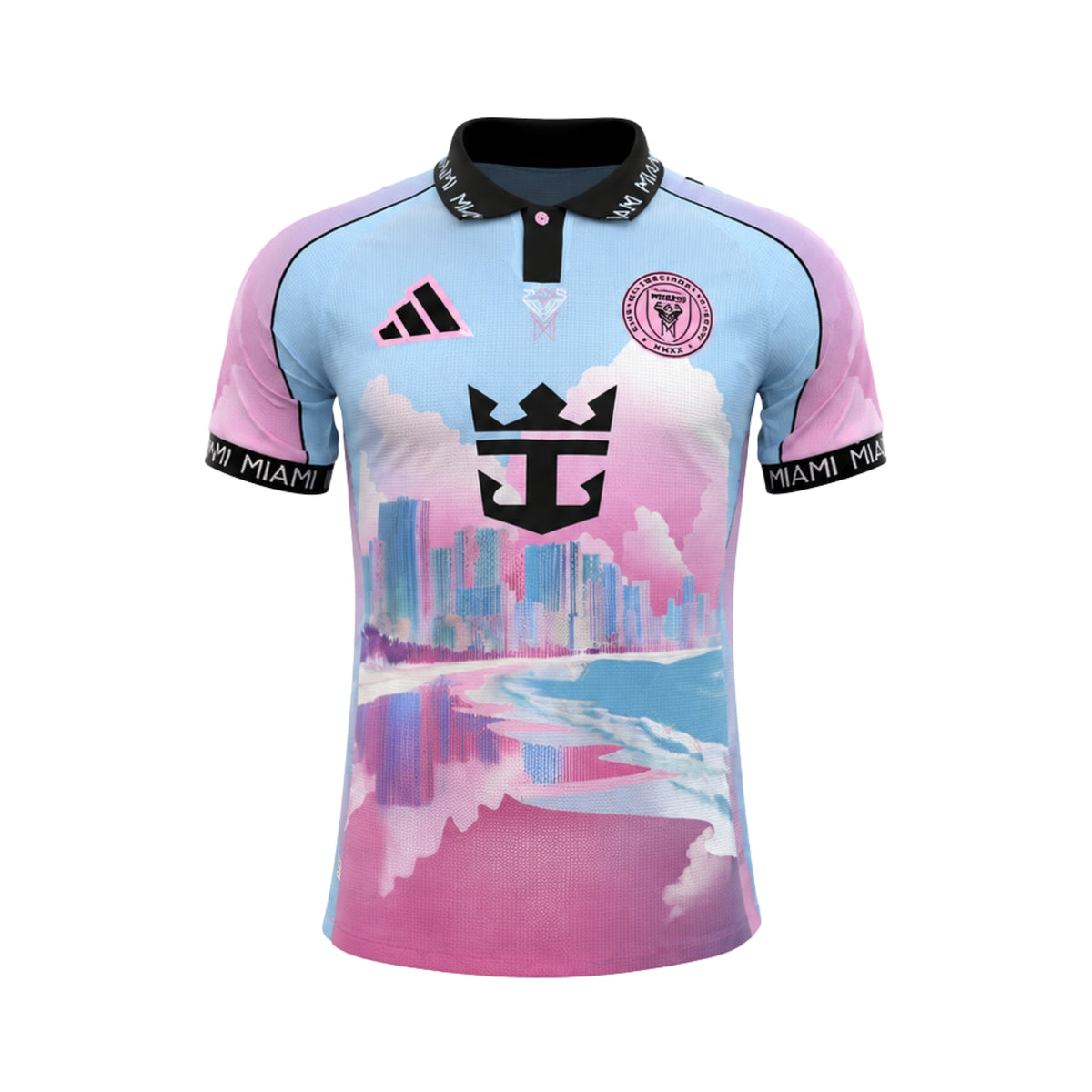 Inter Miami Édition Spéciale 25/26 - Version Joueur - Bleu et Rose