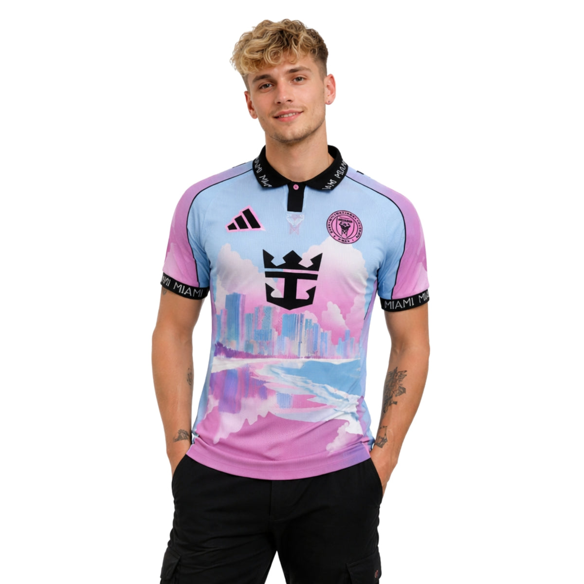 Inter Miami Édition Spéciale 25/26 - Version Joueur - Bleu et Rose