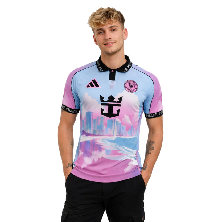 Inter Miami Édition Spéciale 25/26 - Version Joueur - Bleu et Rose