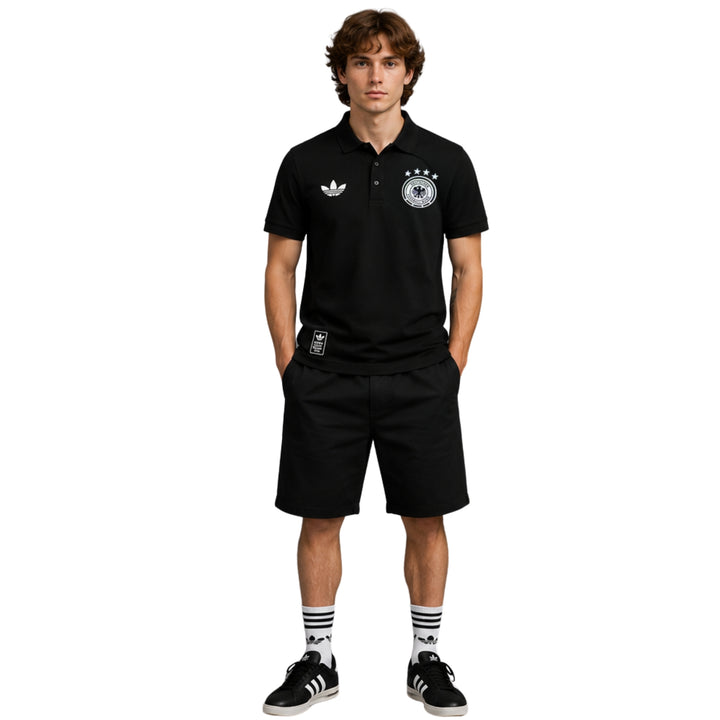 Allemagne Polo 26/27 - Coupe du Monde 2026 - Noir