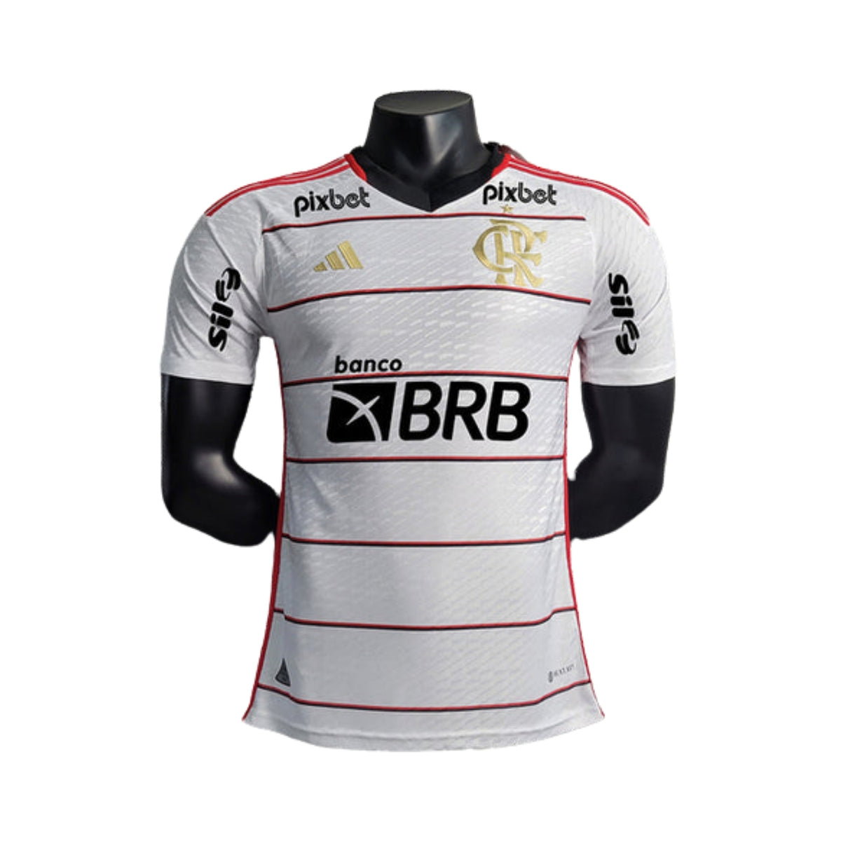 Flamengo Extérieur 23/24 - Tous les Sponsors - Vue de face
